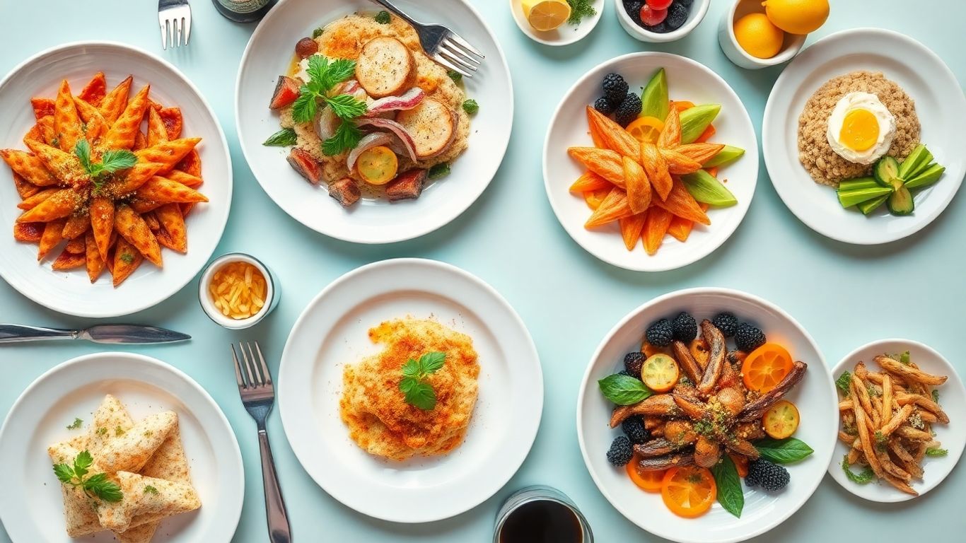 ภาพอาหารจัดเซตสวยงาม น่ารับประทาน