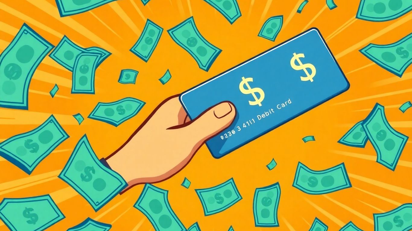 Instant cash transfer to debit card.