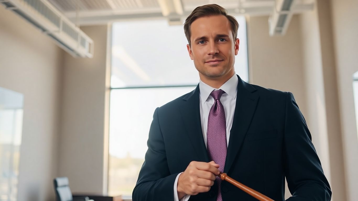 Minneapolis DWI lawyer with gavel in office.