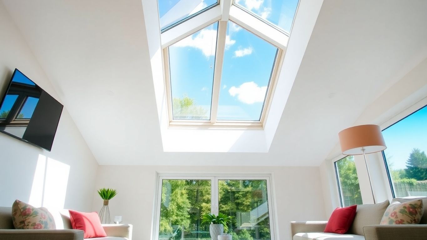 Velux window installed in a modern Plymouth home.