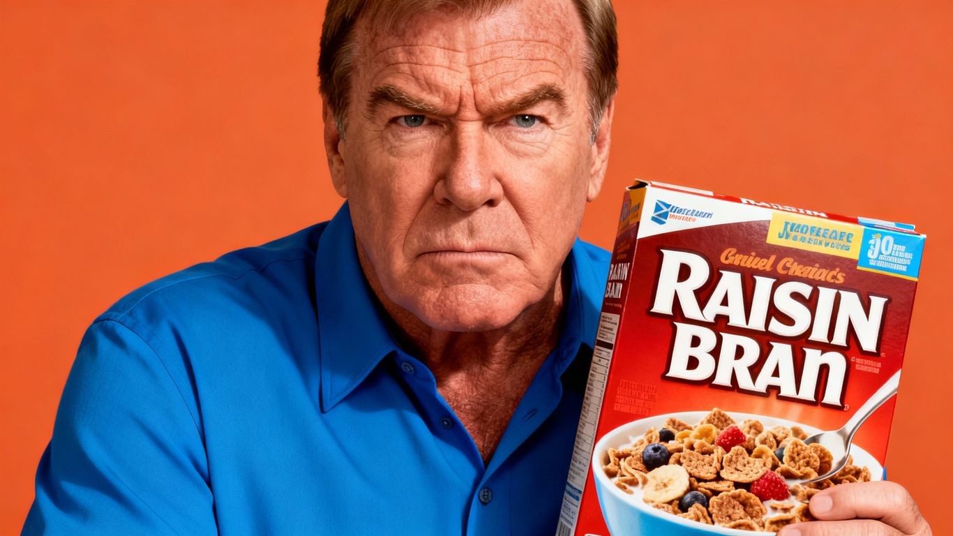 [William Shatner] in a Raisin Bran Super Bowl ad.