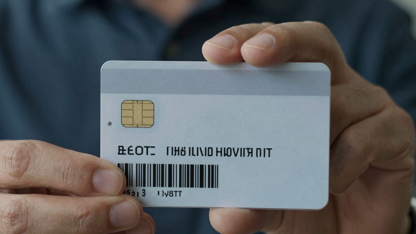 Card de sănătate în mână