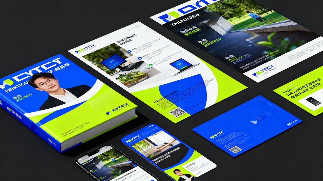 Design integration from cover to marketing materials.