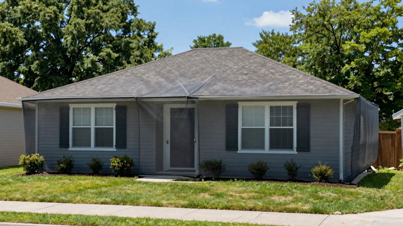 Casa protegida por un escudo de responsabilidad civil.