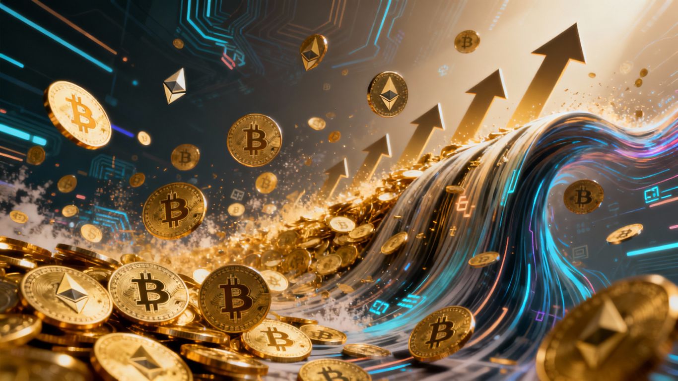 Crypto ETFs surge with Bitcoin and Ethereum inflows.