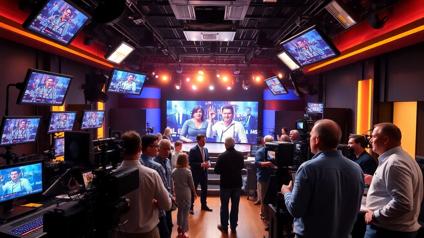 Entertainment Tonight studio production and live execution