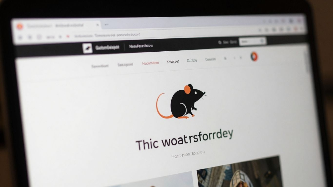 Website displaying 'Rats Army SARMS' logo with a rat graphic.