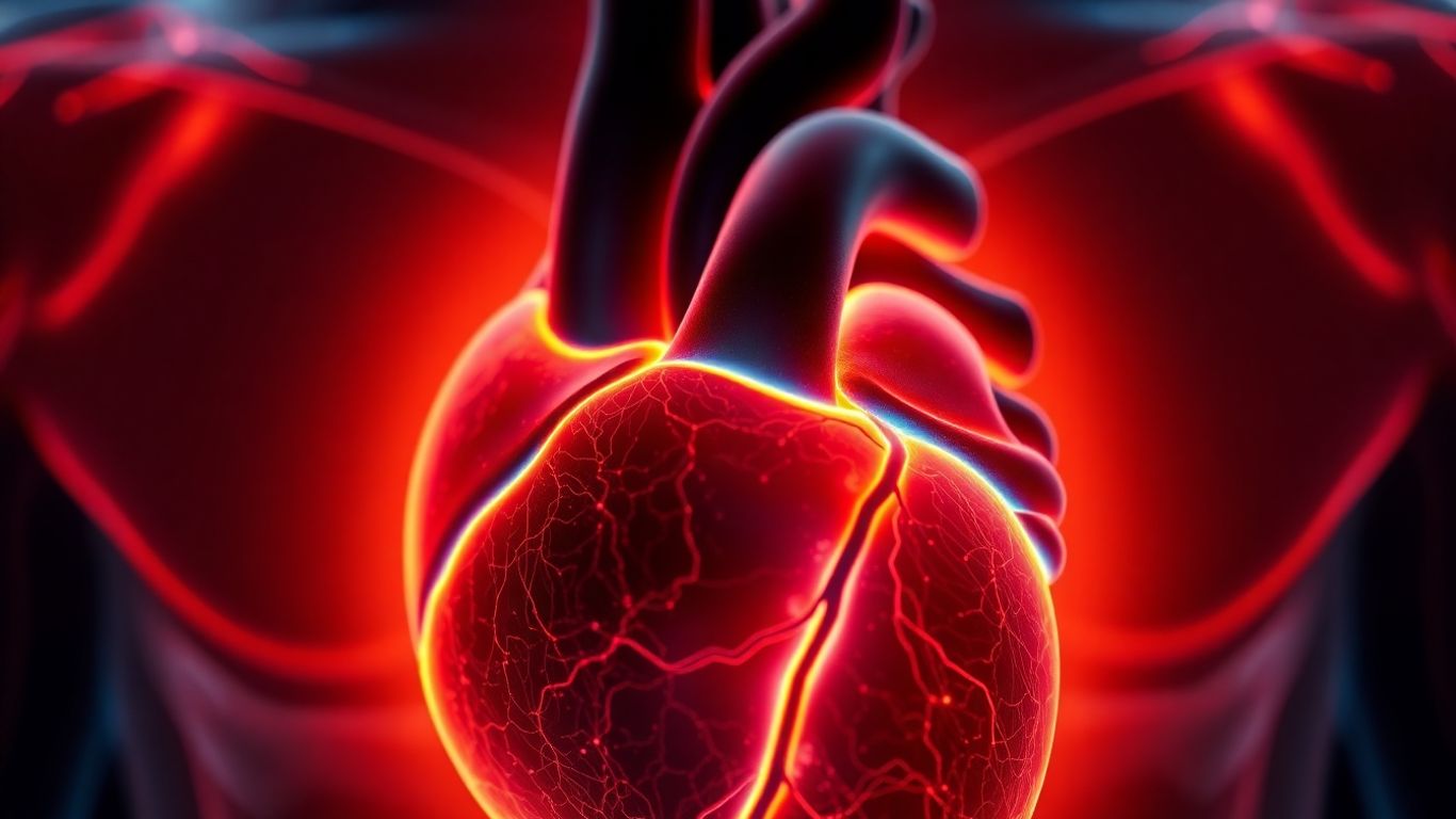 Heart with glowing energy, suggesting improved health.