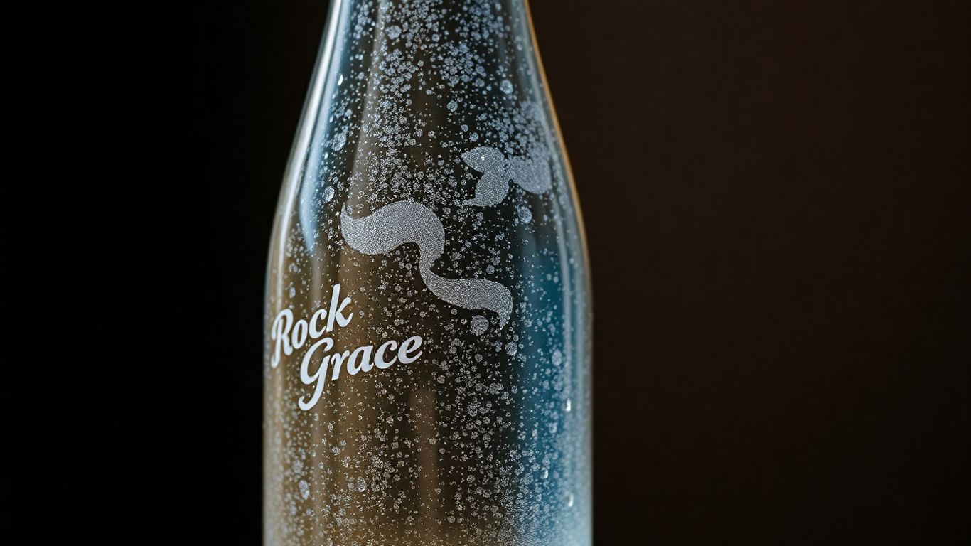 Bottle of Rock Grace non-alcoholic sparkling beverage