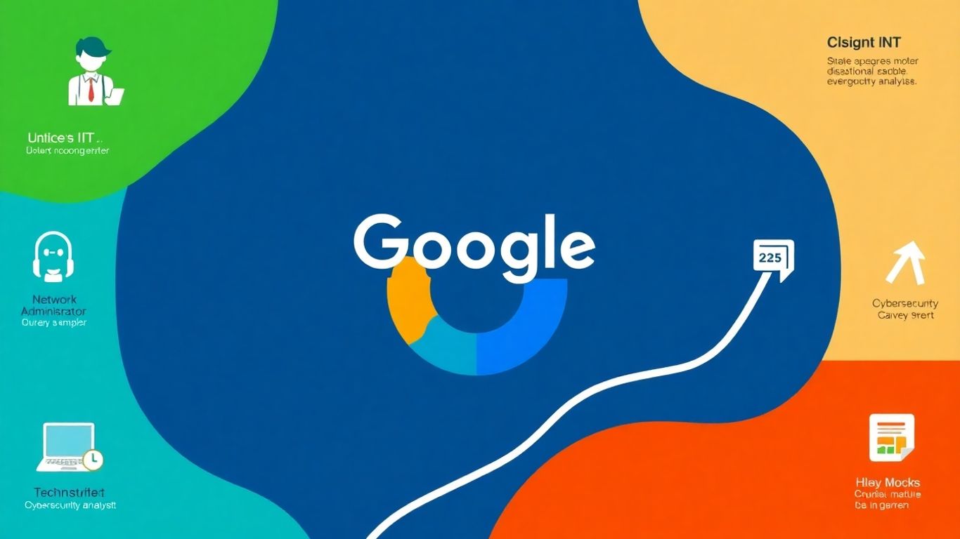 Google IT Support jobs infographic