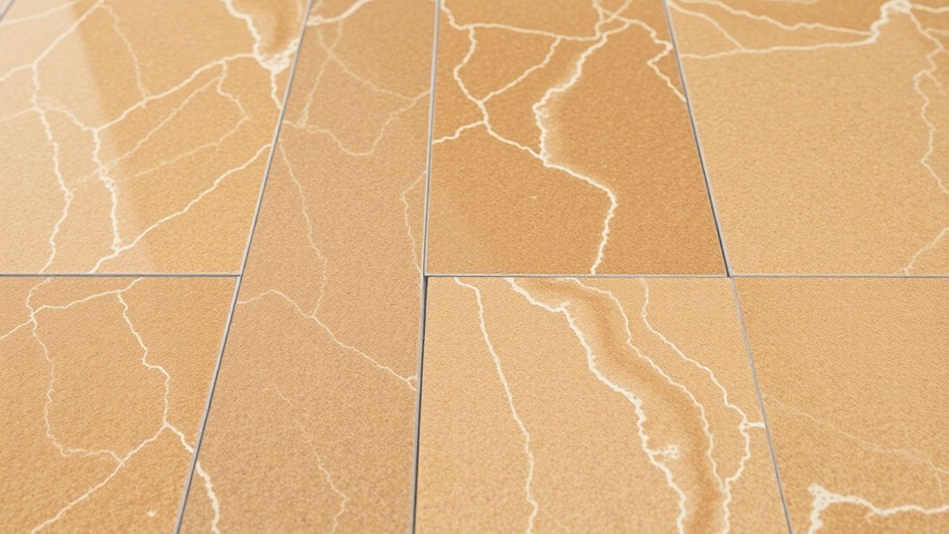 Noce Brown Travertine tiles with warm brown hues.