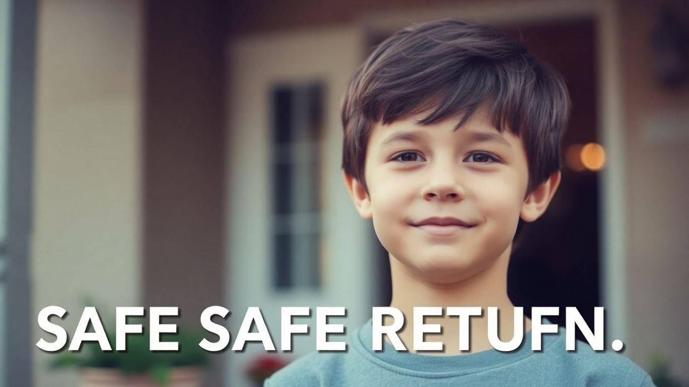 Rayan, 13 ans, de retour sain et sauf.