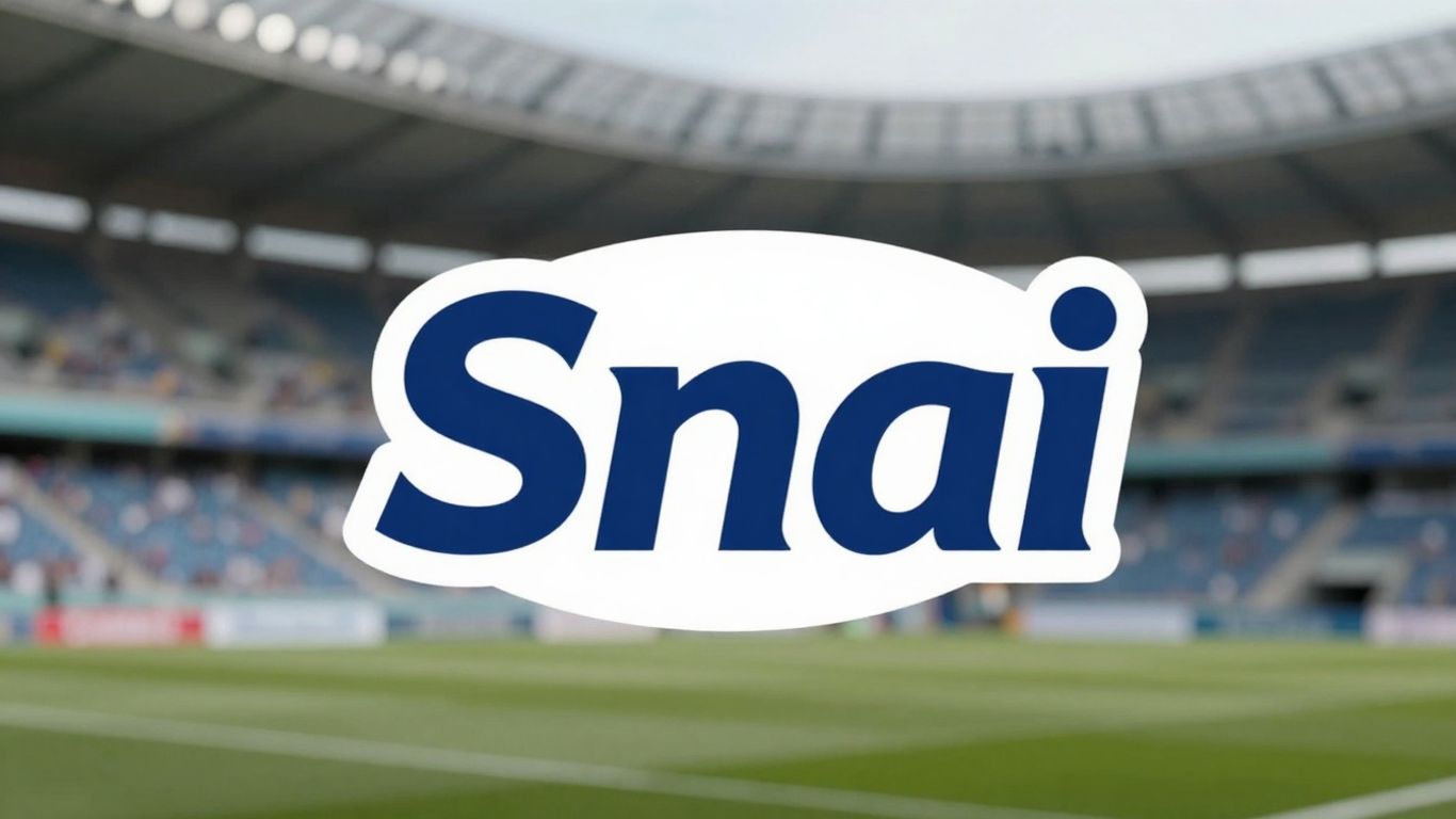 Snai logo on a sports background