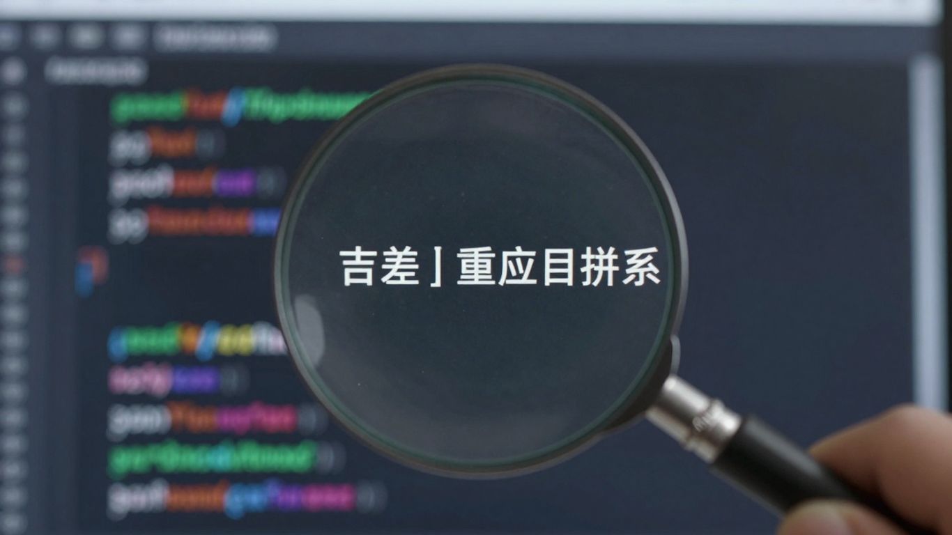 Code with vulnerability highlighted by magnifying glass.