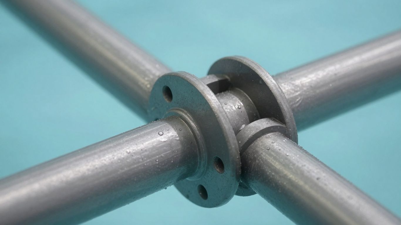 Close-up of a well seal protecting clean water.