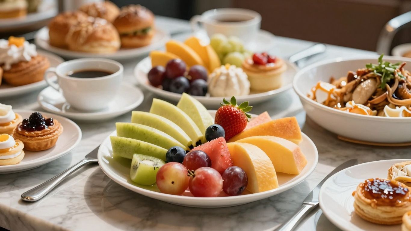 Harbour Grand Hong Kong breakfast buffet spread