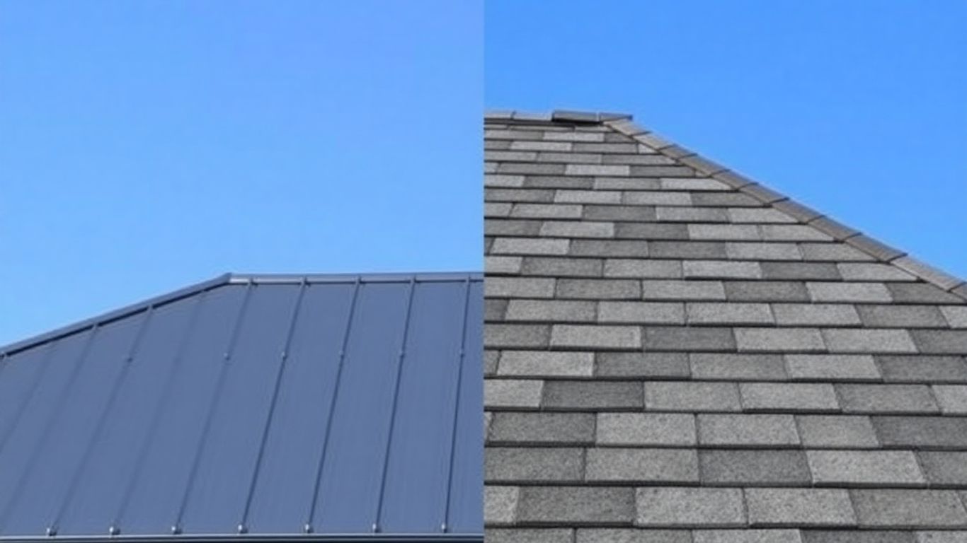 Metal roof versus shingle roof comparison