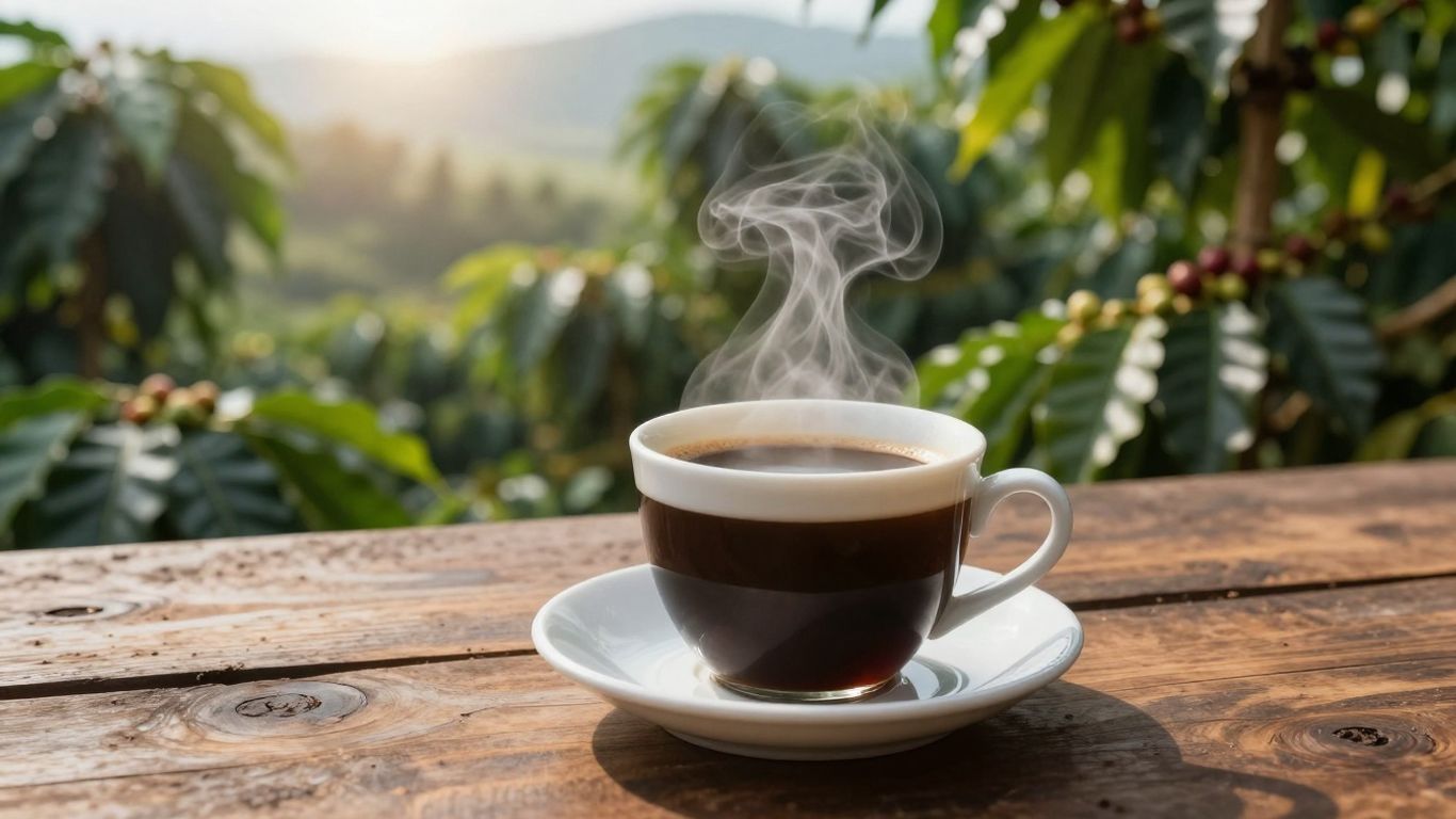 Cafea din Yemen și Indonezia, cultură asiatică a cafelei.