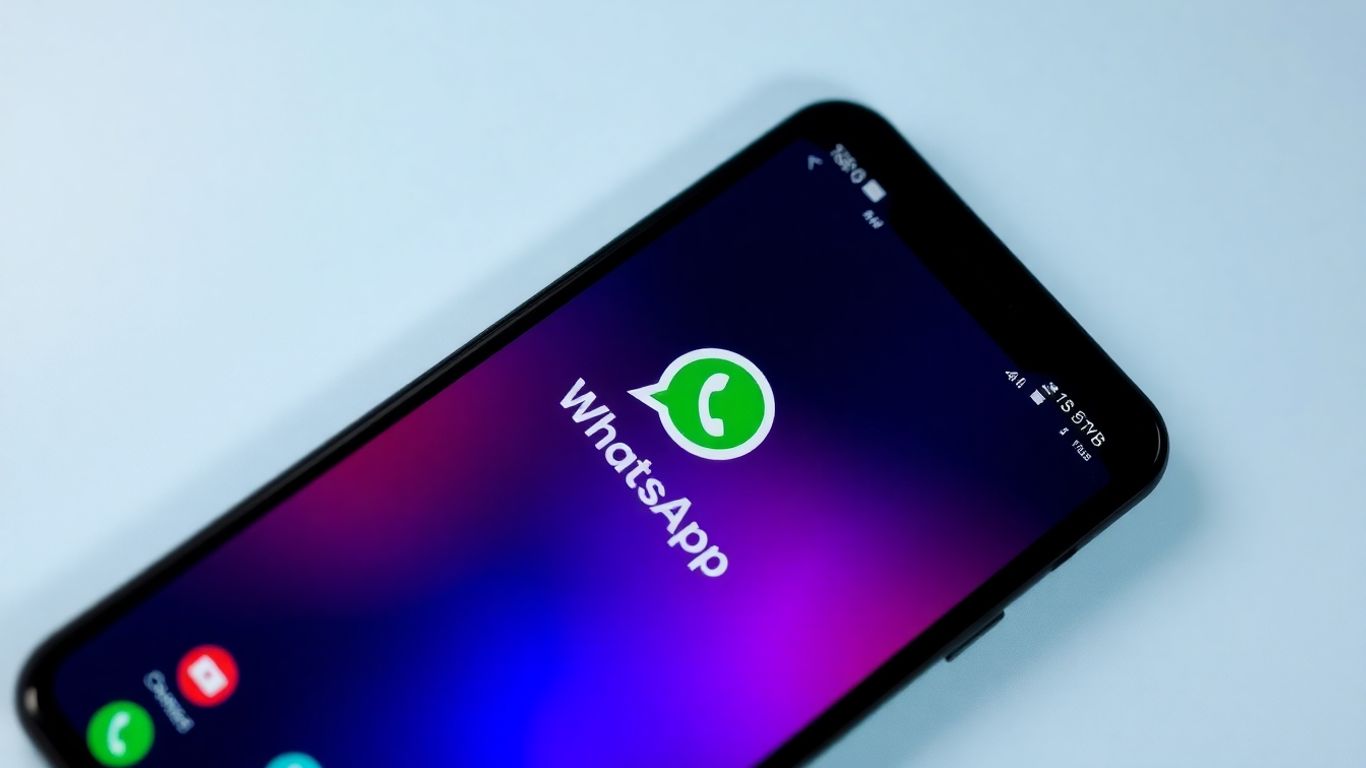 WhatsApp app interface on a smartphone screen.