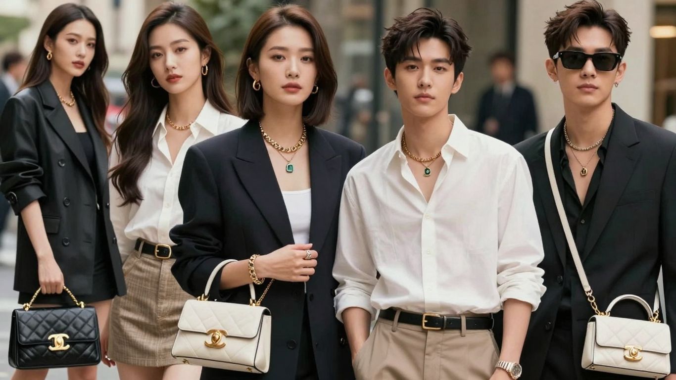 Vedete în ținute elegante și accesorii la modă.