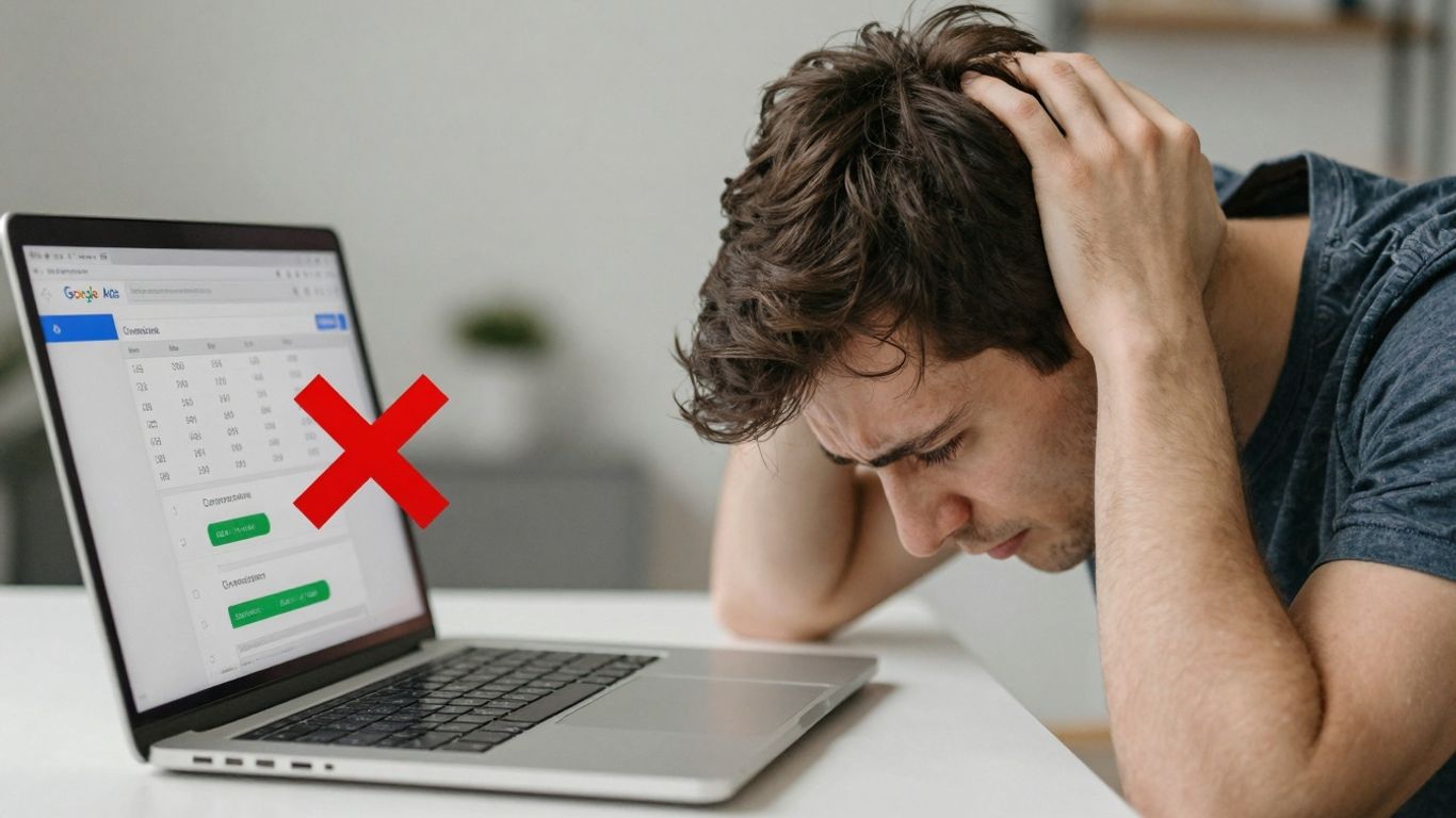 Google Ads clicks with no leads in Ireland.