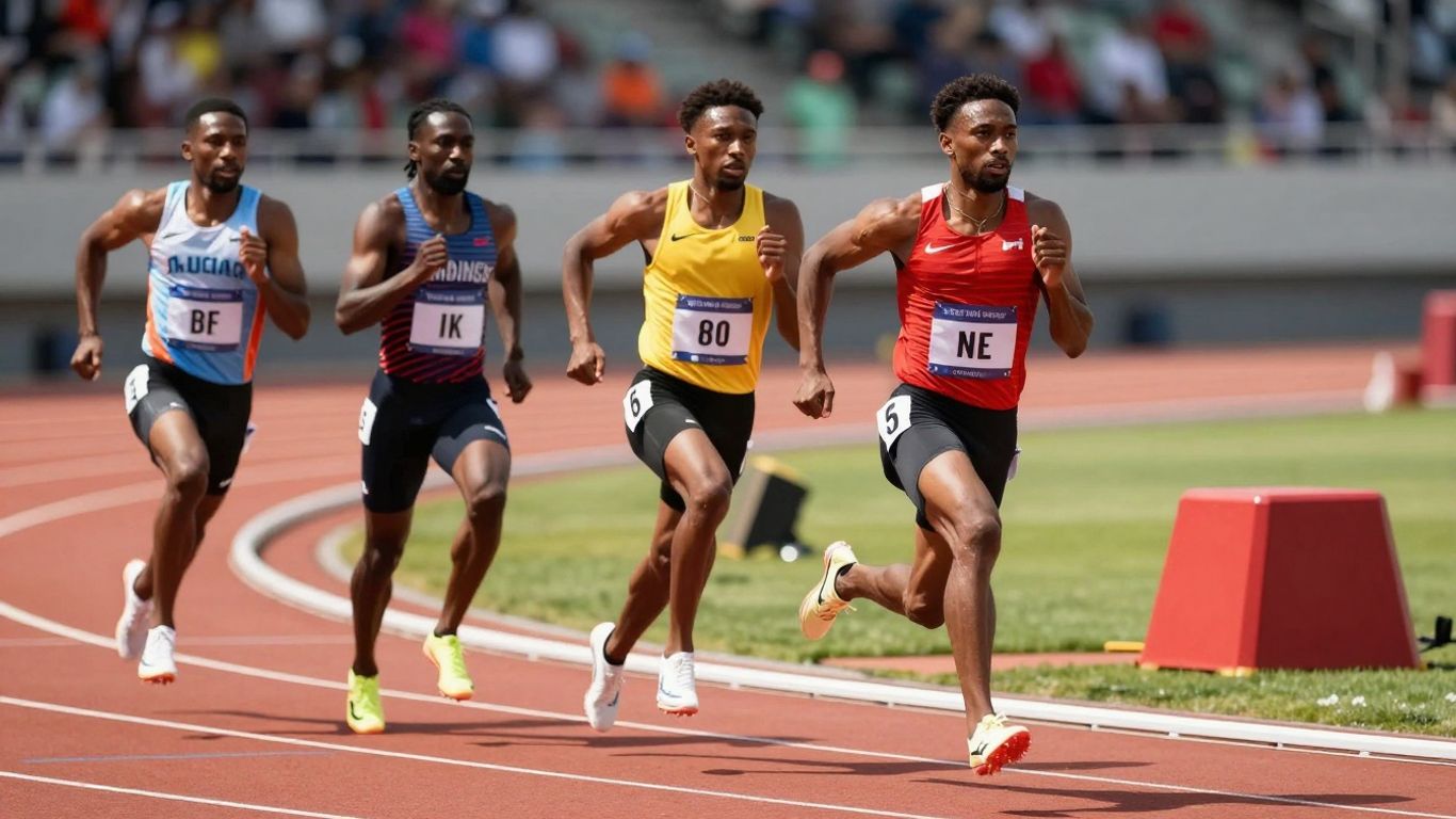 Leichtathletik-Wettbewerb in Westfalen