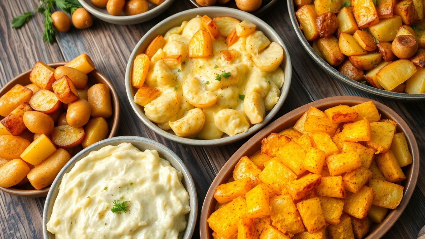 Biologische aardappelen in diverse heerlijke gerechten