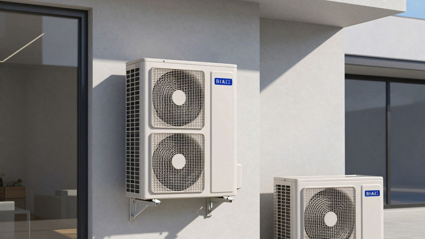 Split-Klimaanlage Innen- und Außengerät im Vergleich