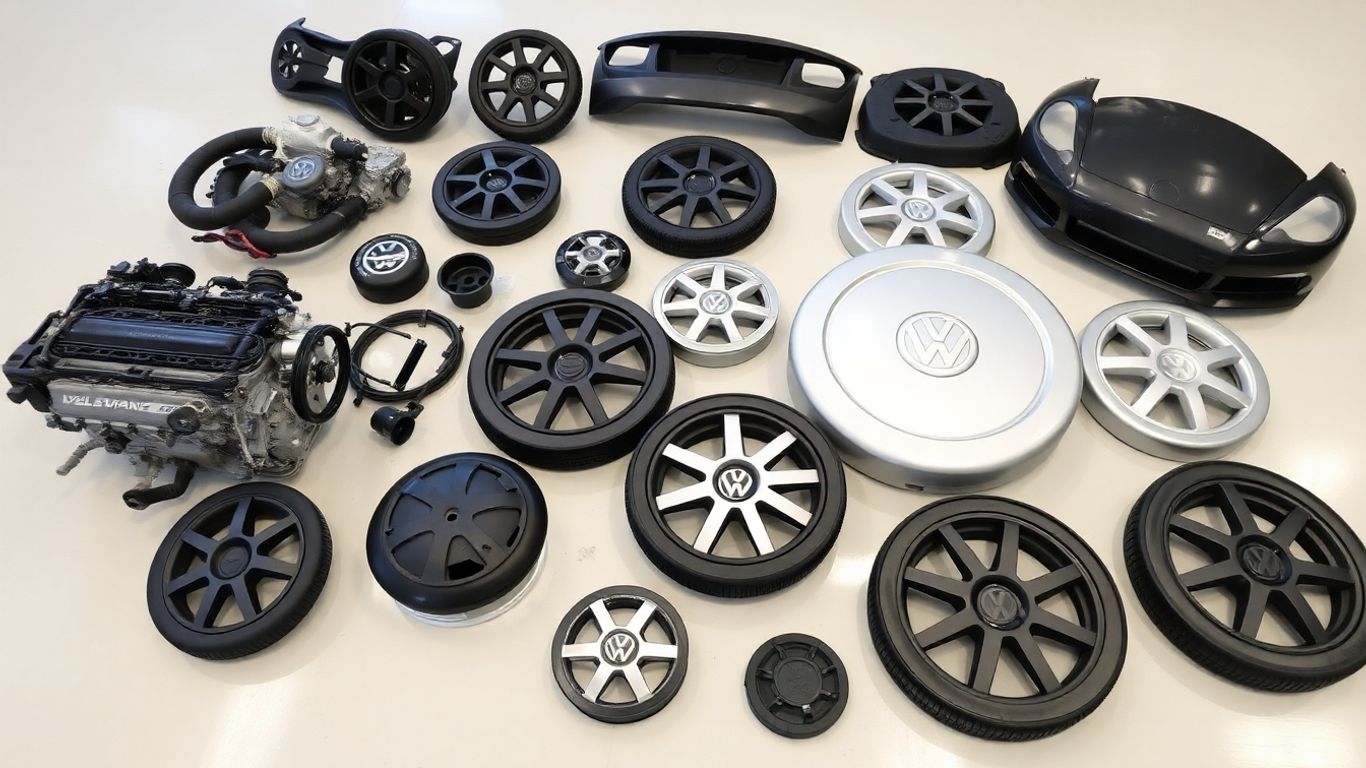 Volkswagen car parts ready for shipping across Australia.