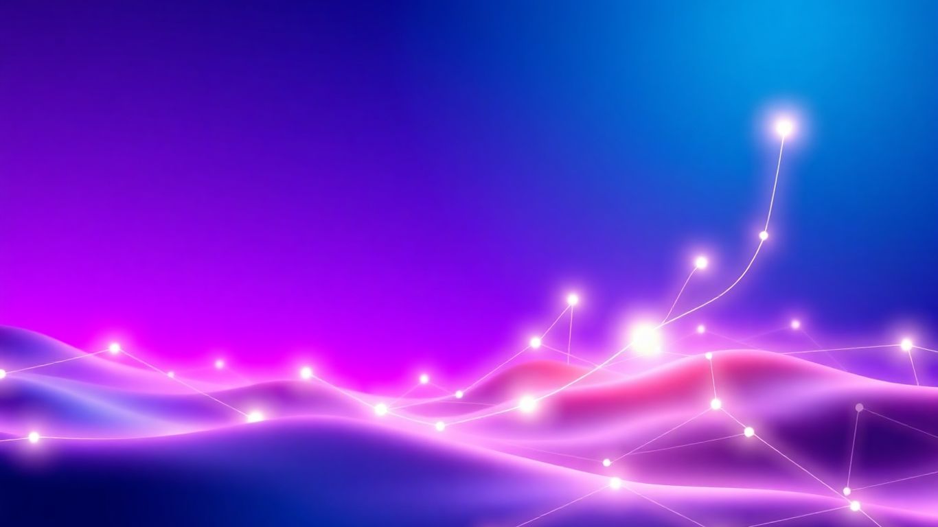 Abstract digital growth and connectivity