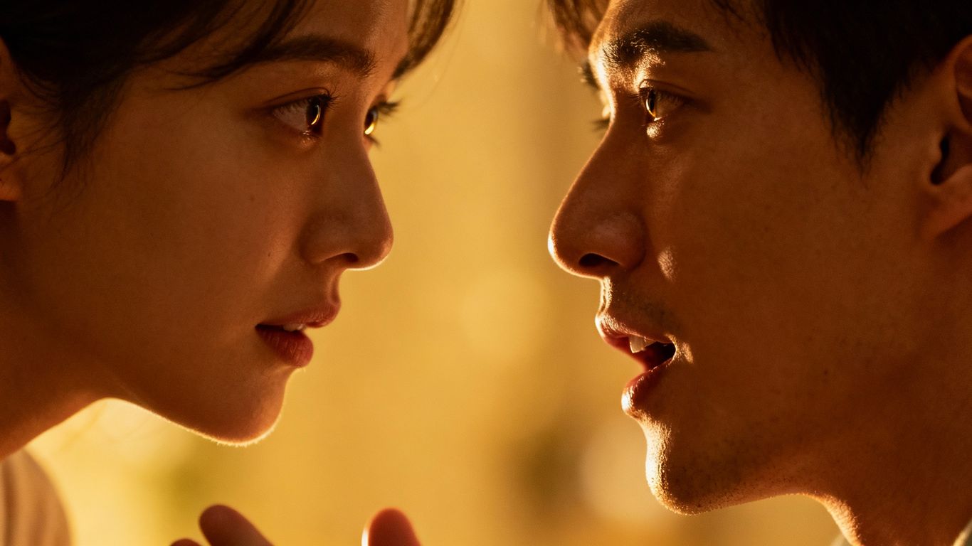 Two people connecting through attentive listening.