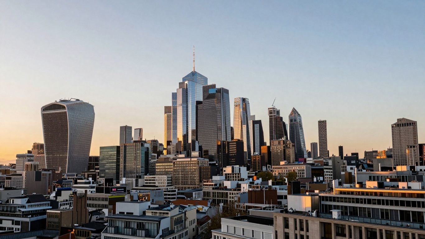 London and New York cityscapes during trading sessions.