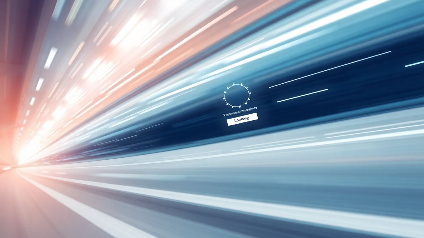 Website speed optimization checker graphic