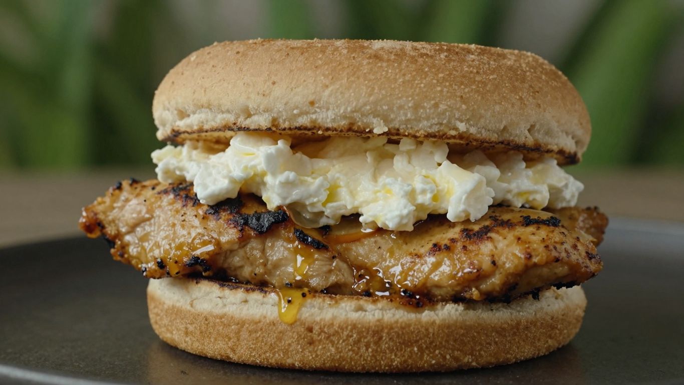 Chick-fil-A Egg White Grill sandwich on a plate.
