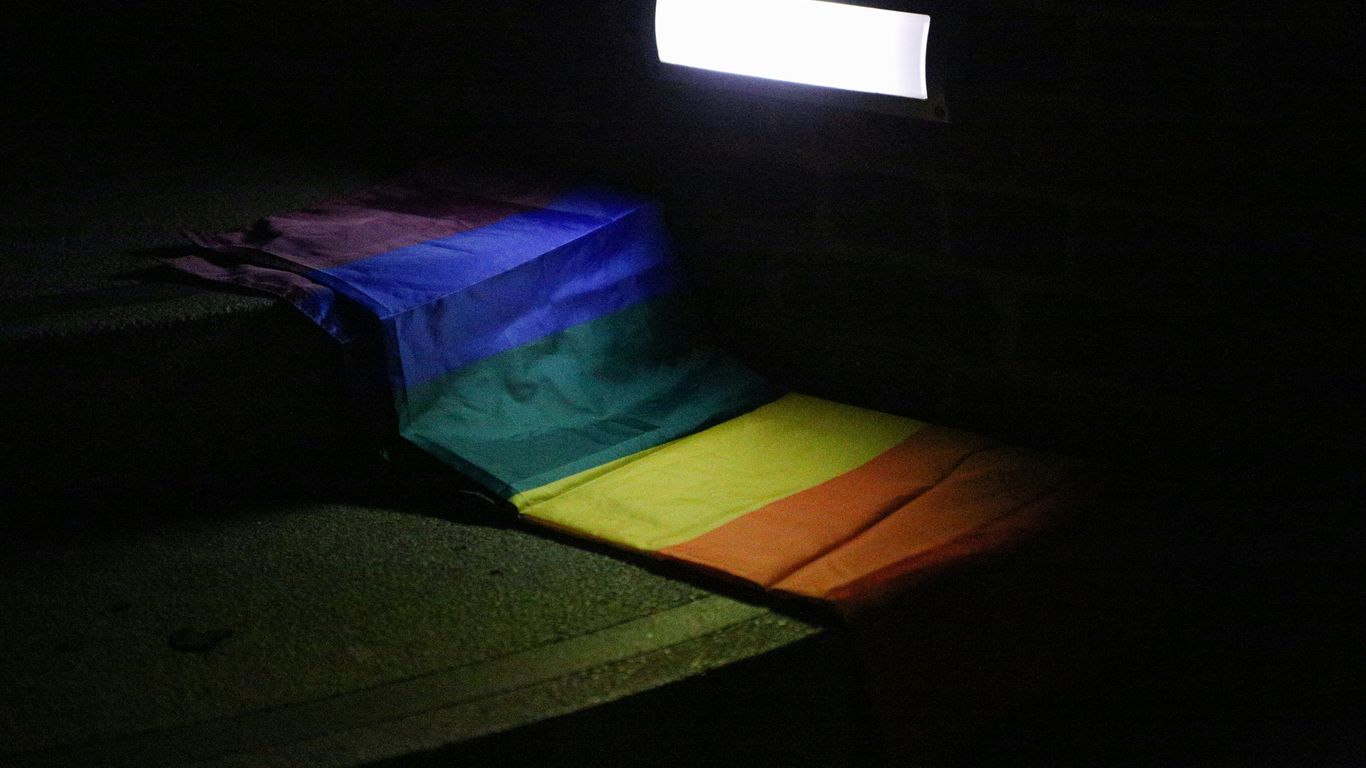 purple green and blue textile