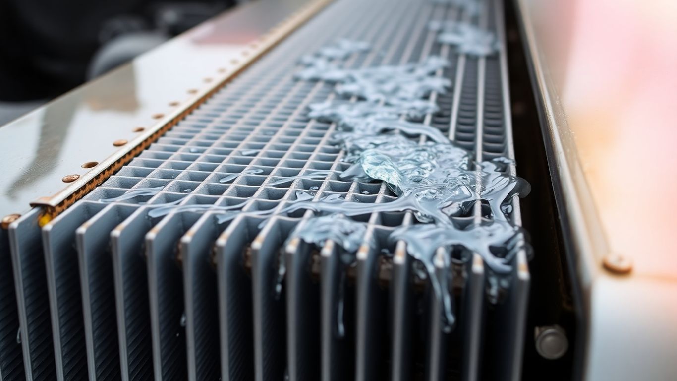 Radiador de caminhão limpo e eficiente