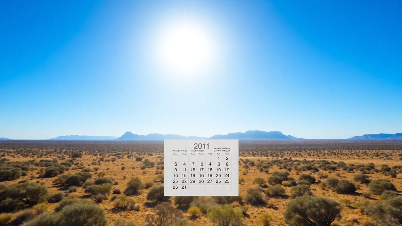 Australian tax season calendar with date marker