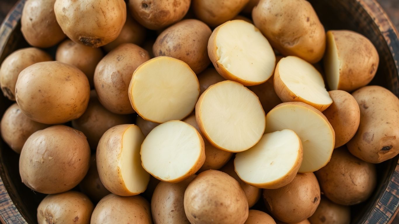 Biologische aardappelen, vers en aards