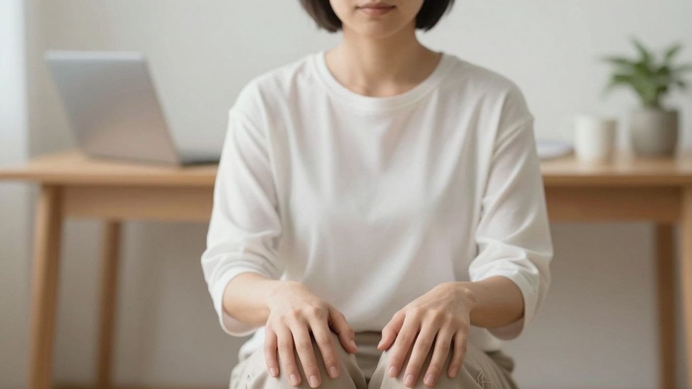 Trader calme et concentré, maîtrisant ses émotions.