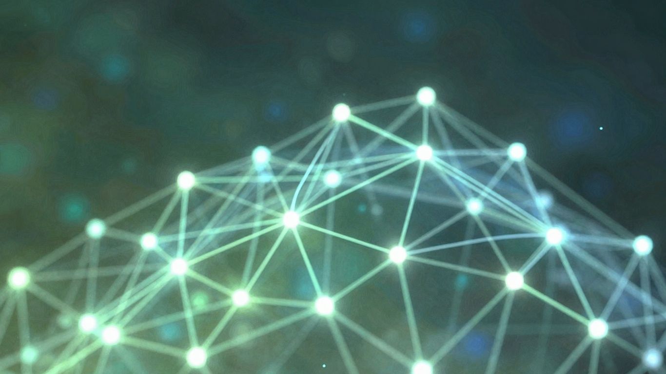 Abstract digital connections and growth for local business SEO.