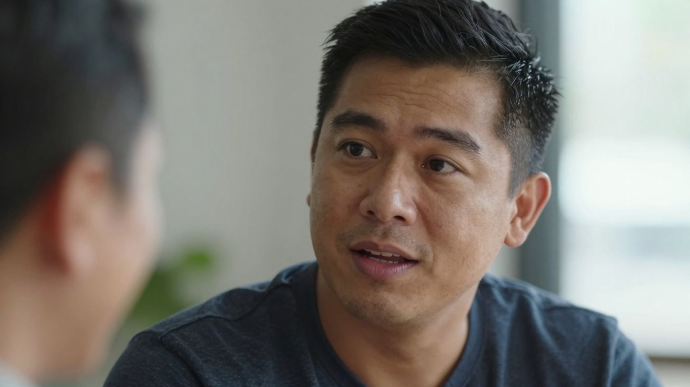 Close-up of a person's genuine expression in Portland.