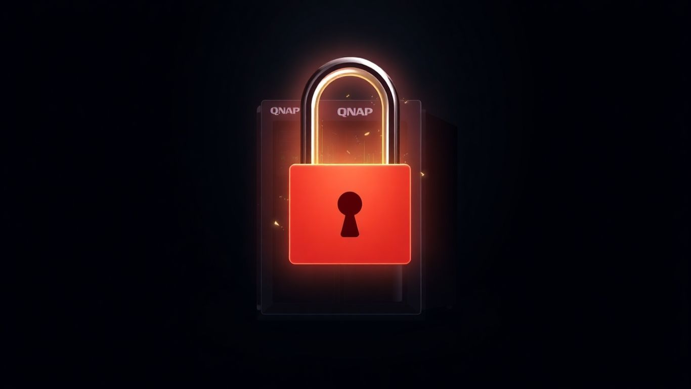 Verrou numérique brisé sur un NAS QNAP.