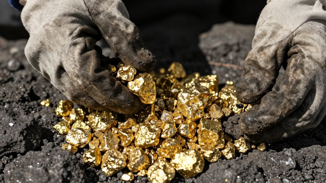 How does gold mining production affect the market?