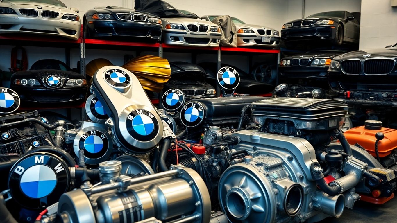 Collection of quality BMW salvage car parts