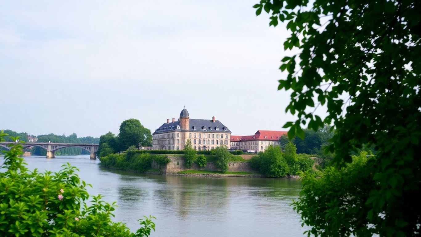 Hotels am Rhein in Köln Rodenkirchen mit Blick aufs Wasser