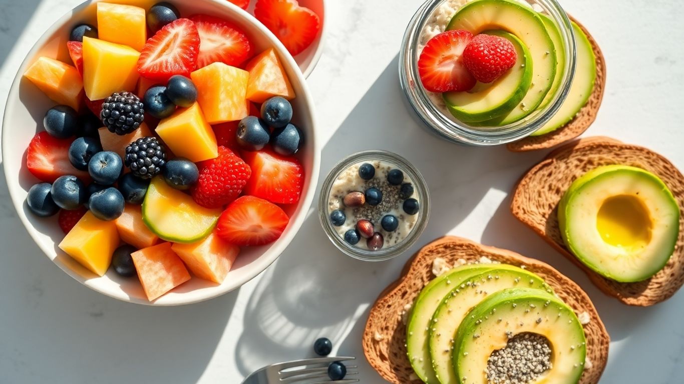 Healthy breakfast options for weight loss.