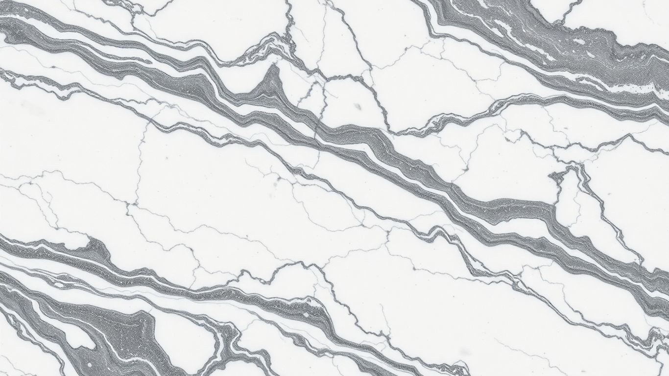 Arabescato Corchia marble with grey veining on white.