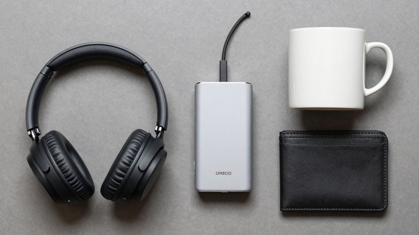 Tech gadgets and accessories for unique Valentine's Day gifts.