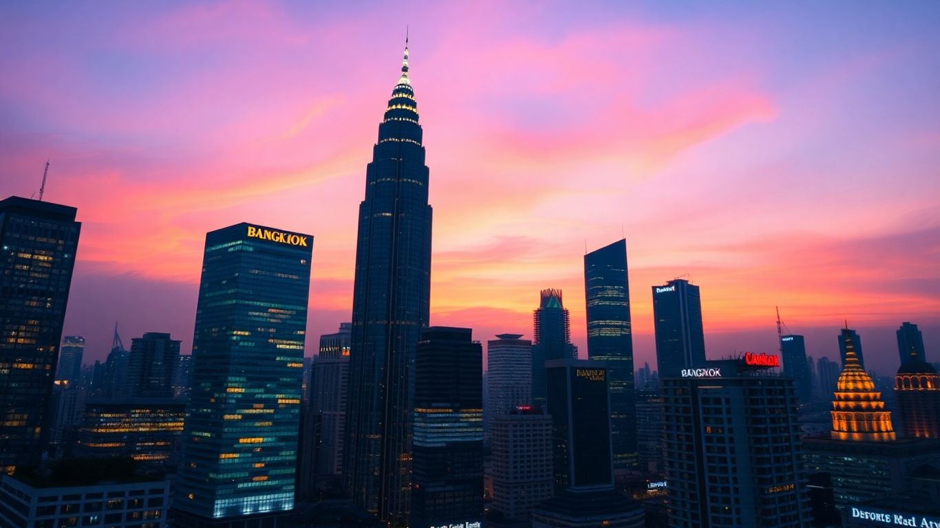 กรุงเทพฯ ตึกสูง การเชื่อมต่อดิจิทัล อันดับเว็บไซต์