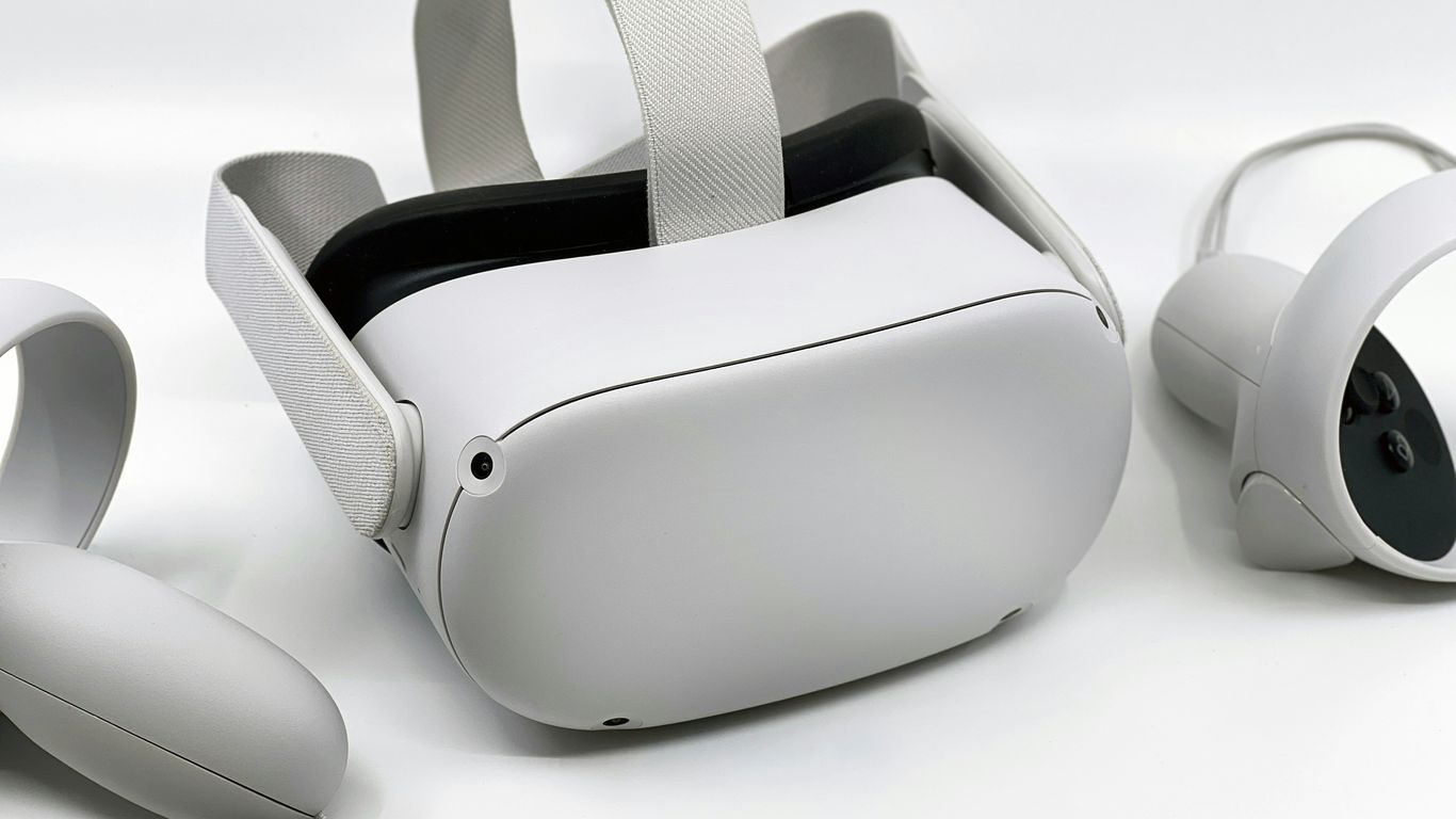 a pair of white headphones